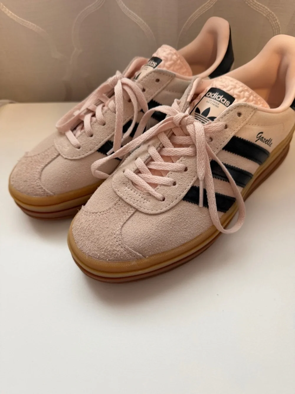 adidas Gazelle Bold Women's Pink Suede Sneakers